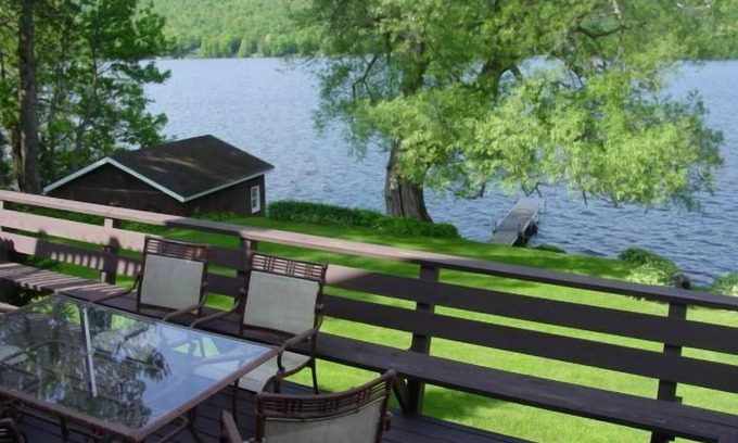 Town of Bellmont House | Lakefront Home Adirondacks on Chateaugay Lake