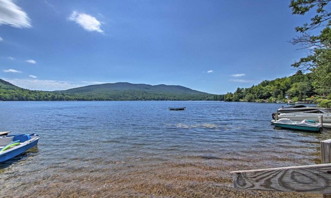 Rumney House | Lakefront Rumney Retreat with Shared Dock and Beach!