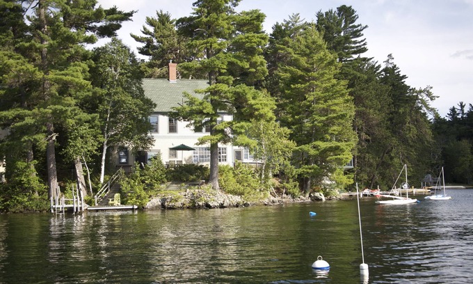 Wakefield Cabin | Lakes Region - Lakefront Home with private dock on Great East Lake - Smoke Free