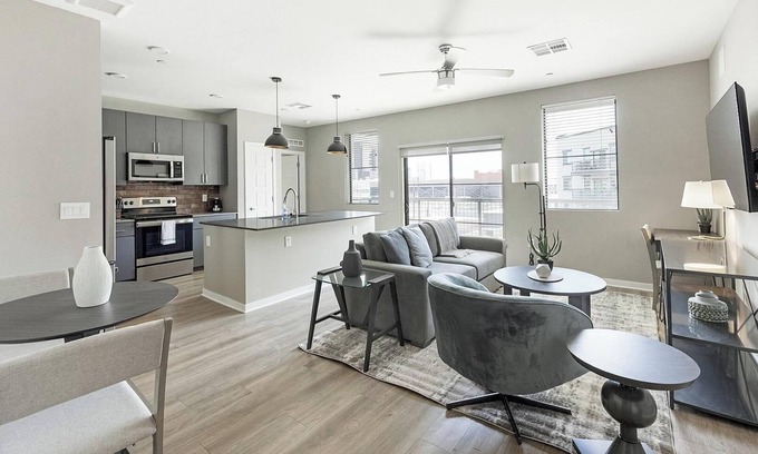 Warehouse District Apartment | Landing | Spectacular 2BD, Pool, Rooftop Lounge