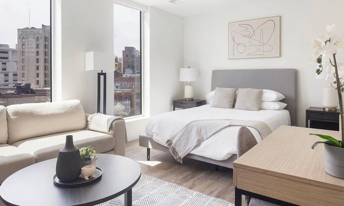 Greektown Historic District Apartment | Landing | Spectacular Studio, Gym, Clubhouse