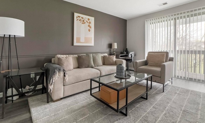 Indianapolis Apartment | Landing | Stunning 1BD, Pool, Gym