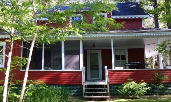 Monson Cabin | Large 2-Story Cabin w/Canoe/Kayaks on Lake Hebron in Monson, by Moosehead Lake