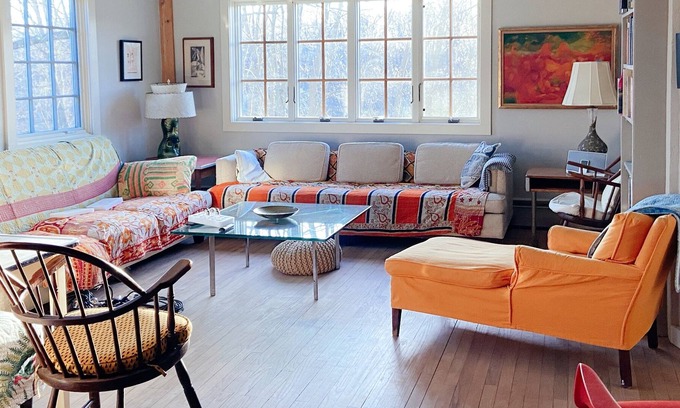 Town of Clermont House | Large and beautiful converted barn on 17 acres, near Bard, Tivoli