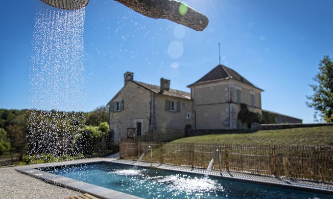 Mareuil en Perigord House | Large Chic House (4/9) Quiet on 40 Ha Nature Horses Heated Pool Pond