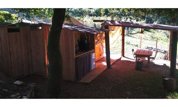 Saint-Eloy-les-Tuileries Cabin | Large furnished tent in the heart of nature