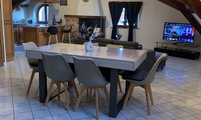 Grandvillars Apartment | Large fully-equipped apartment 3 bedrooms 3 double beds 2 bathrooms