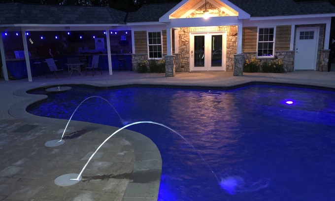 Stafford House | Large Heated Pool & Hot Tub, Near Quantico DAY Parties and Cookouts Welcome