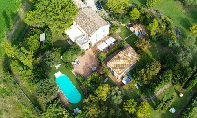 Ostra Villa | Large historic villa with pool, panoramic views surrounded by greenery