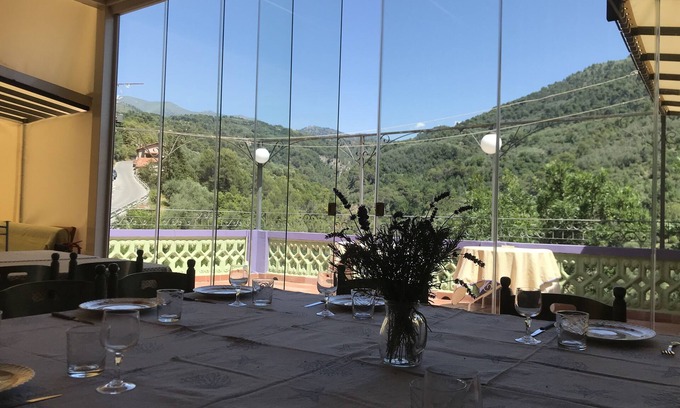 Olivetta San Michele House | Large house (sleeps 6-40) in middle of a charming Italian village on the border