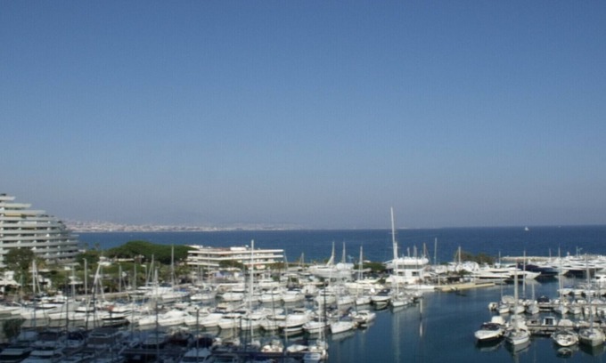 Villeneuve-Loubet Condo | Large studio sea view and stunning harbor