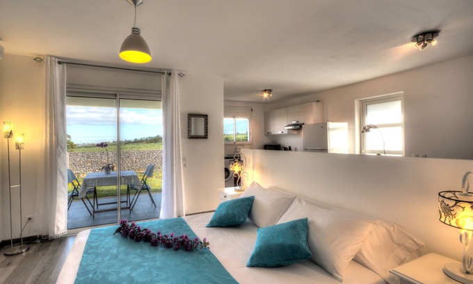 Saint-Pierre De La Reunion Apartment | Large studio in an idyllic setting of a private residence in Saint-Pierre