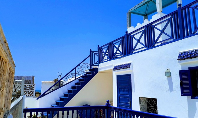 Kasbah House | Large sunny riad under the open sky in the medina near the skala and the port.