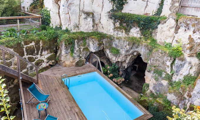 Chenehutte-Treves-Cunault House | Large Unusual Holiday Home with Pool on the Banks of the Loire in Anjou