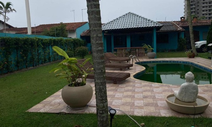 Itanhaem House | Lazer completo a 80 m praia