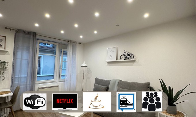 Mulhouse Apartment | * Le 02 * Très Beau T3 tout confort, neuf, Mulhouse centre