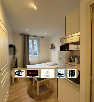 Mulhouse Apartment | # Le 8 # Joli petit F2 tout équipé, Mulhouse centre