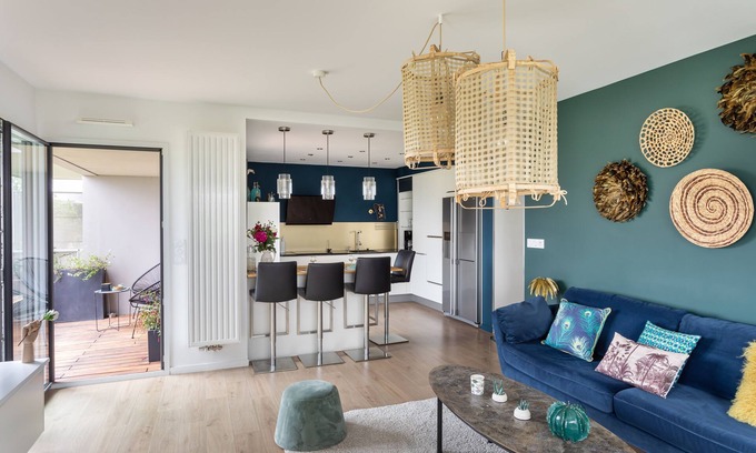 Nord-Saint-Martin Apartment | Le Canal - Appt avec balcon - Vue dégagée en bord de Vilaine