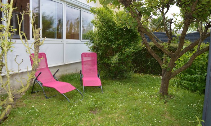 Luc-sur-Mer House | Le Caprice de la mer - Maison Avec Véranda, Jardin