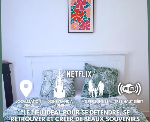 Coulommiers Apartment | Le Halo Secret, 40min de Disney, 5 min du centre Coulommiers