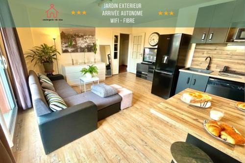 Frouzins Apartment | " Le Jardin des Glycines " Terrasse - BBQ - Wifi