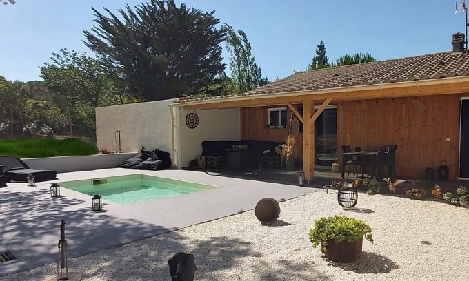 Malves-en-Minervois House | Le Loft "r"omain du Clos F.m.r Dans la Pinède Avec Piscine, Sauna, Spa, Billard