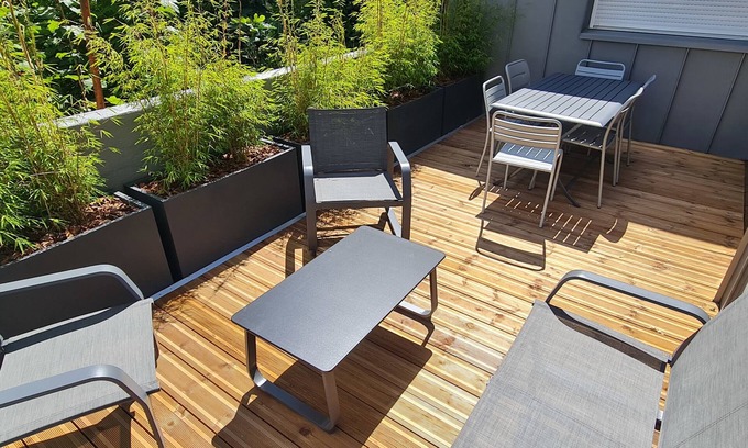 Lorient Apartment | LE POULORIO TERRASSE - T3 RDC - 2 salles de douches * ByLocly *