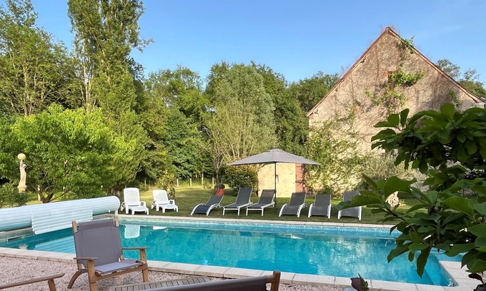 Saint-Branchs House | Le Praz, La Pellerie gites - swimming pool & spa - 2 gites for 4 people