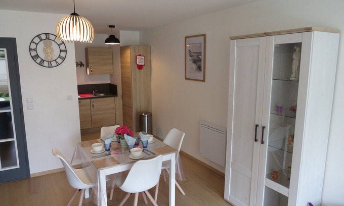 Wimereux Apartment | Le Saint-Saëns, beautiful * apartment with garden, near center and sea