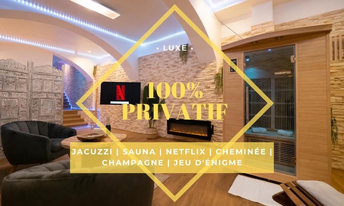 Old Town Apartment | Le Spa de la Cathédrale - Jacuzzi - Sauna - Champagne - Netflix - Wifi
