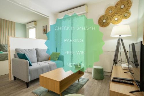 Saint-Nazaire Apartment | Le Zéphyr - Charme Urbain & Confort