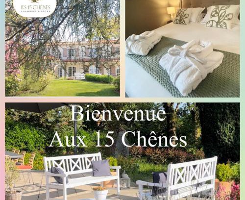 Saint-Mesmin Bed & Breakfast | LES 15 CHENES Chambres d hôtes, parc arboré de 5000 m2 à 20KM du PUYDUFOU Une suite familiale et 3 chambres doubles