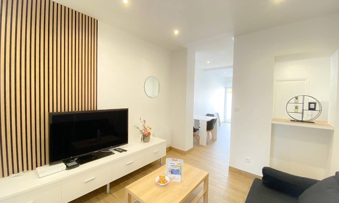 Bleriot-Plage Apartment | Les Dunes 1 appartement à deux pas de la plage