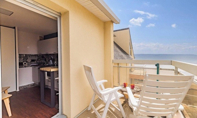 Trebeurden Condo | Les Pieds dans l'Eau Studio a Trebeurden plage