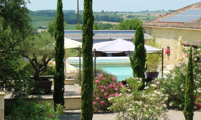 Montastruc House | Les Pruniers 4* rated gites set within our own plum orchards, heated pool