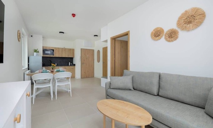 Dabki Apartment | Letniskowa 1F | Dąbki | Practical Apartment | Parking