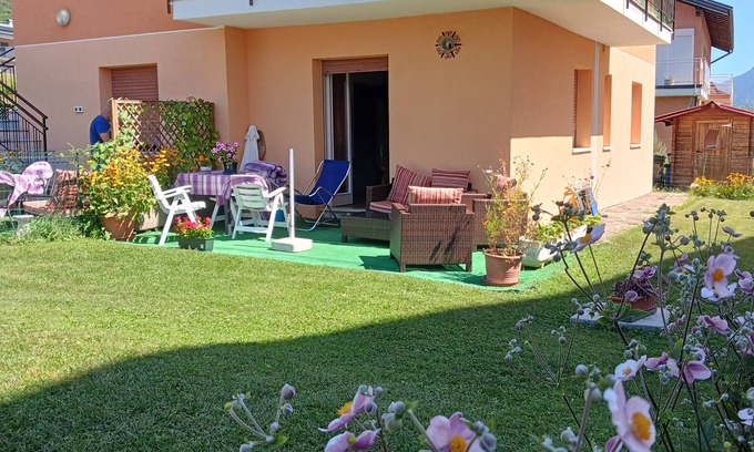 Barco Apartment | Levico mit Eigene Garten, Neben Zentrum, 800 Meter Levicose Erdgeschosswohnung