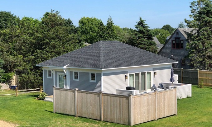 Katama House | Light-Filled Romantic Cottage Close to Village, Beach, Bike Path, Nature Trails