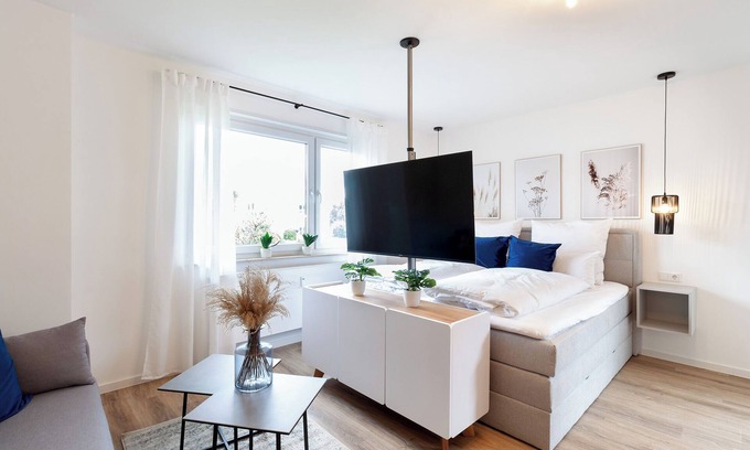 Petersberg Apartment | ★ Liobablick Nr.3 ★ Apartment with balcony - centrally located in Petersberg/Fulda