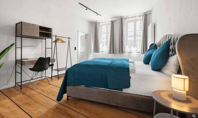 Gruenstadt Apartment | LiT LiVing: Luxus – Box SprIng – Balkon – Parkplatz