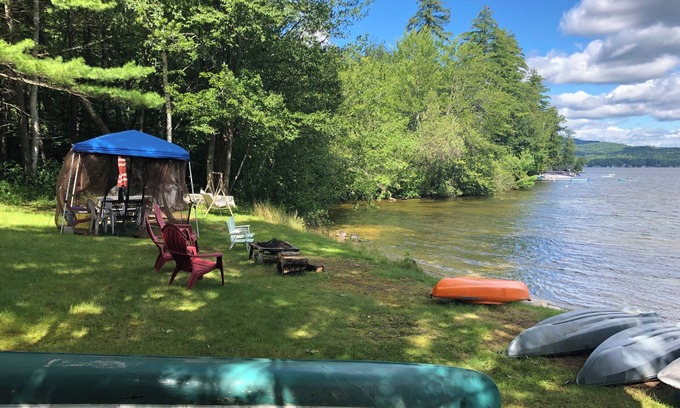Franklin Cottage | Little Loon Cottage and Beach on Webster Lake