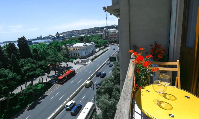 Baku Old Town Apartment | Live INN Boulevard terrace SEA view / FREE*transfer