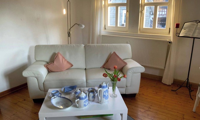 Elsoff Apartment | Living in an idyllic, light-flooded, historic watermill