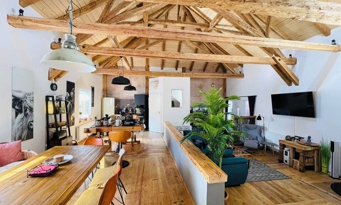 Oberreute House | Living loft with terrace between Lake Constance and the Alps. Pet friendly!