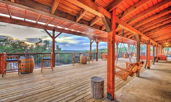 Dripping Springs Cabin | Lodge with shared amenities - pool, hot tub, hiking, pickle ball