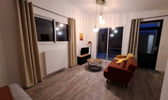 Gouesnach Apartment | LOFT LA PRAIRIE (50m2) in the heart of the Breton Riviera, near Bénodet.
