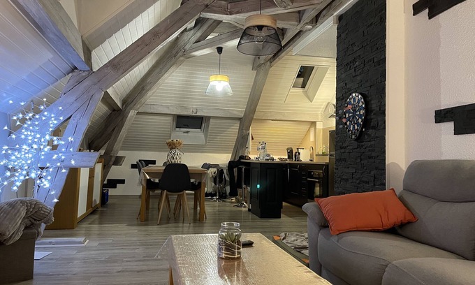 Corcieux Apartment | Loft near Gerardmer