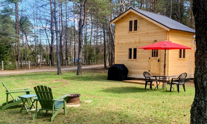 Weslemkoon Cabin | Loft Pine Cabin with Lake and Crown Land Access | Dog-Friendly