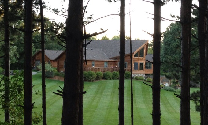 St. Joseph Apartment | LOG BEAR DEN near SJU, CSB & Wobegon Trail. Relaxing. Romantic. Refined. Rustic.