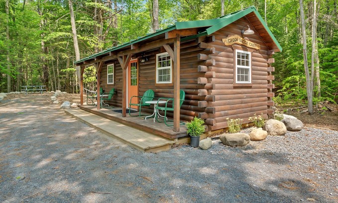 Middle Grove Cabin | Log Cabin at former girls' summer camp on 60 acres